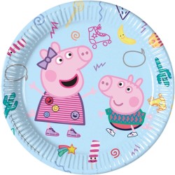 8 ASSIETTES PEPPA PIG 23 CM 