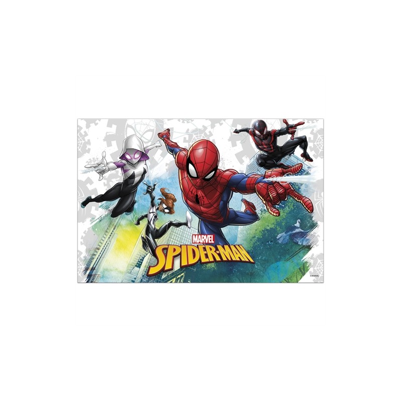 NAPPE PLASTIQUE SPIDERMAN 120 X 180 CM