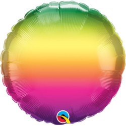 BALLON METALLIQUE ROND OMBRE 46 CM 