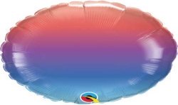 BALLON METALLIQUE ROND OMBRE 46 CM 