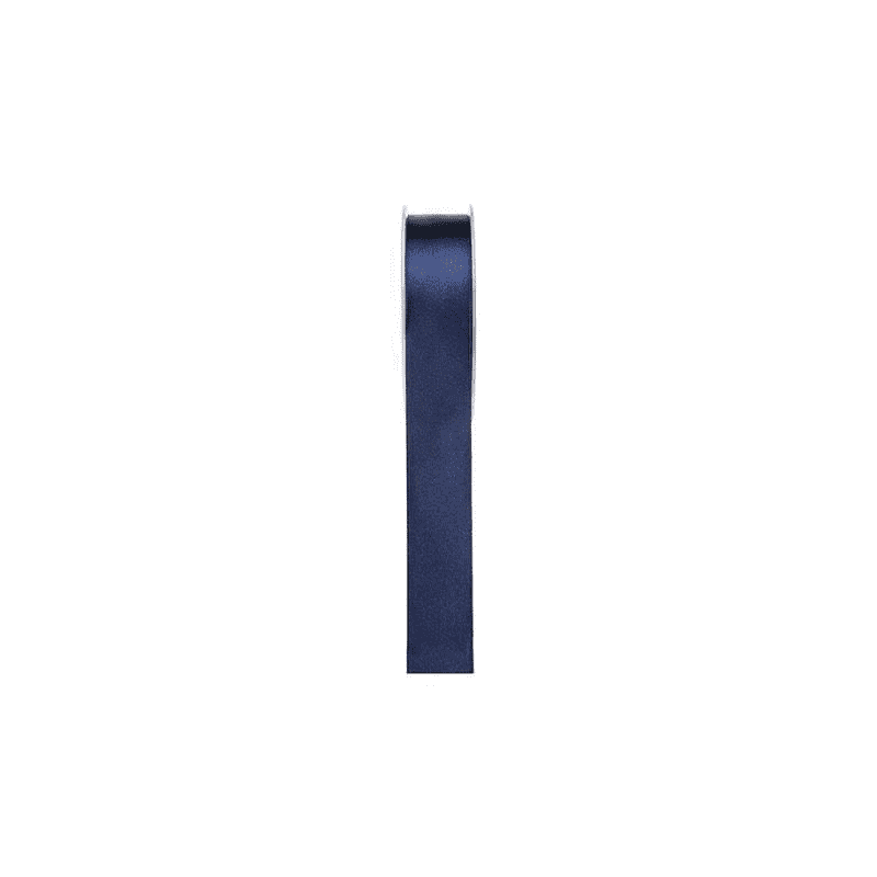 RUBAN SATIN DOUBLE FACE BLEU NUIT 
