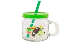 TASSE TOUCAN PAILLE VERTE 19,5 x 10,6 x 7,8 cm 470 ml