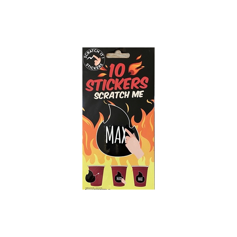 10 STICKERS BARBECUE PERSONNALISABLE 