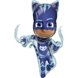 BALLON METALLIQUE PJMASK CATBOY YOYO BLEU 93 X 53 CM