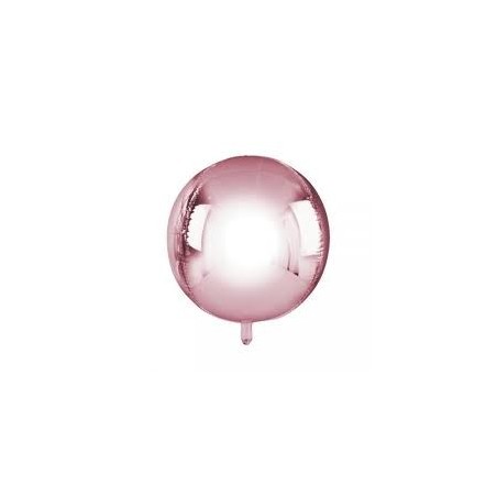 BALLON METALLIQUE ORBZ 15" ROSE GOLD 