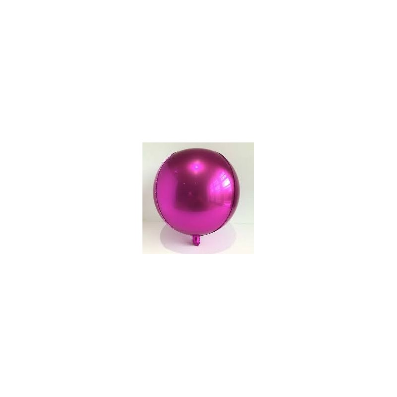 BALLON METALLIQUE ORBZ 15" FUSCHIA 
