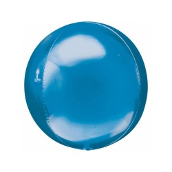 BALLON METALLIQUE ORBZ 15" BLEU 