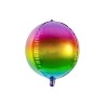 BALLON METALLIQUE ORBZ 15" ARC EN CIEL 