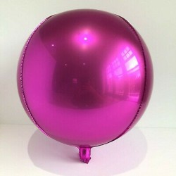 BALLON METALLIQUE ORBZ 11" FUSCHIA