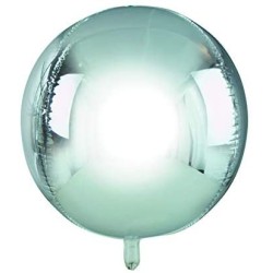 BALLON METALLIQUE ORBZ 11" ARGENT 