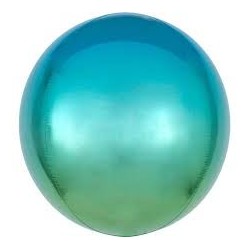 BALLON METALLIQUE ORBZ 11" VERT TIFFANY 