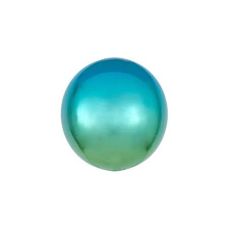 BALLON METALLIQUE ORBZ 11" VERT TIFFANY 