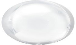 BALLON METALLIQUE ORBZ 11" BLANC