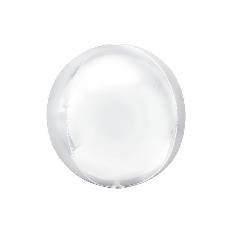 BALLON METALLIQUE ORBZ 11" BLANC SATIN 