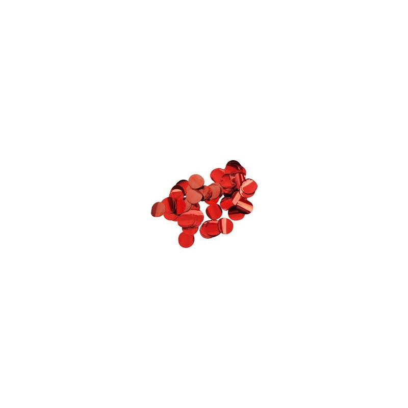 CONFETTIS ROND ROUGE 2.3 CM 15 G 