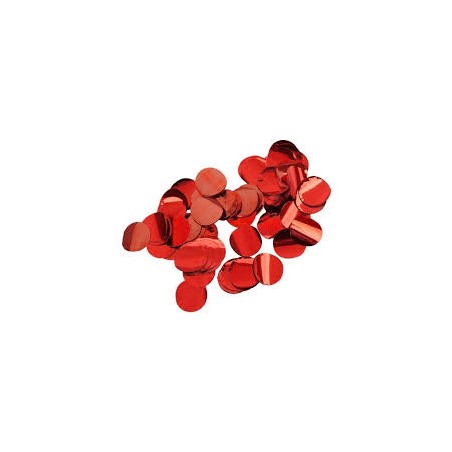 CONFETTIS ROND ROUGE 2.3 CM 15 G 