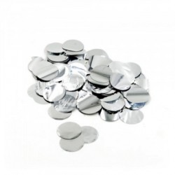 CONFETTIS ROND ARGENT 2.3 CM 15 G 