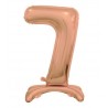 BALLON METALLIQUE CHIFFRE 7 ROSE GOLD  76 CM  BALLON METALLIQUE CHIFFRE 7 ROSE GOLD  76 CM