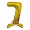 BALLON METALLIQUE CHIFFRE 7 OR 76 CM