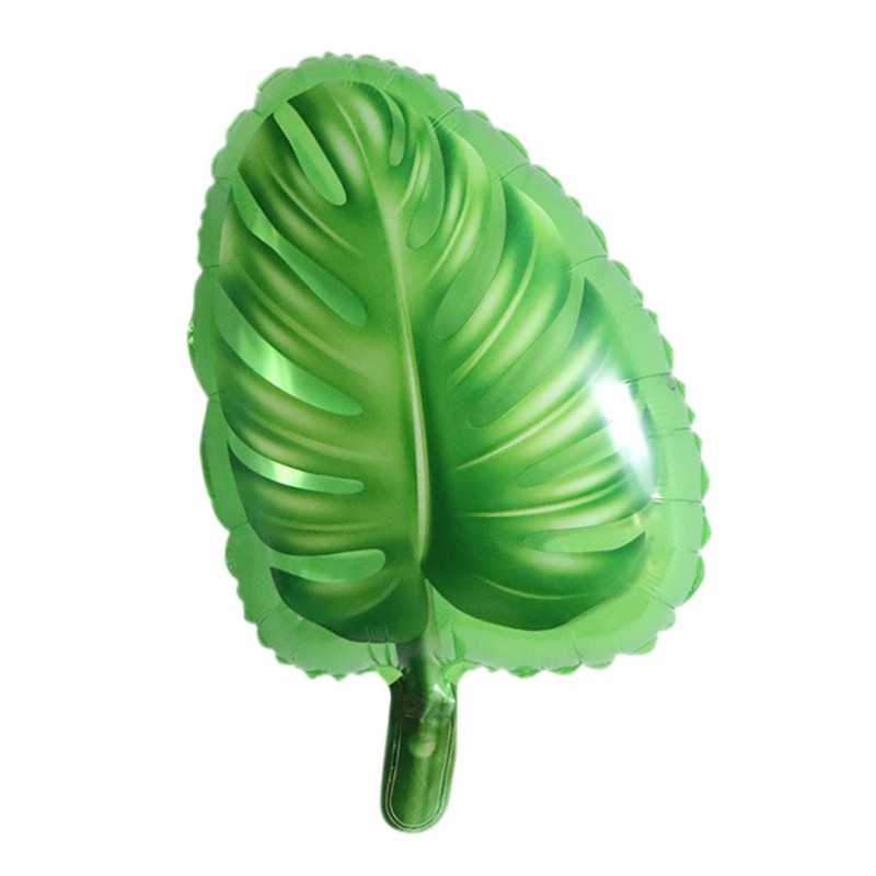 BALLON METALLIQUE FEUILLE VERTE 18"