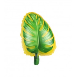 BALLON METALLIQUE FEUILLE VERTE 18"