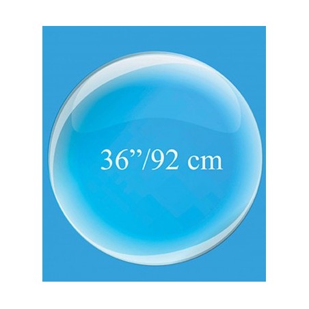BALLON BULLE CRISTAL TRANSPARENT 36" 92 CM 