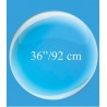 BALLON BULLE CRISTAL TRANSPARENT 36" 92 CM  BALLON BULLE CRISTAL TRANSPARENT 36" 92 CM