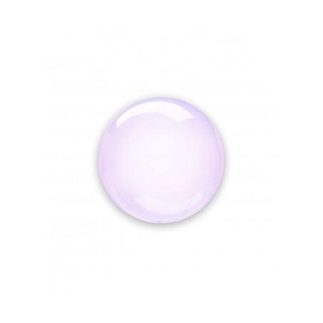 BALLON BULLE TRANSPARENT  VIOLET 45 CM 