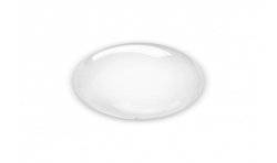 BALLON BULLE B-LOON TRANSPARENT NOIR 45 CM 