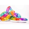 BALLON METALLIQUE CHIFFRE 1 ARC EN CIEL MULTICOLORE 86 CM