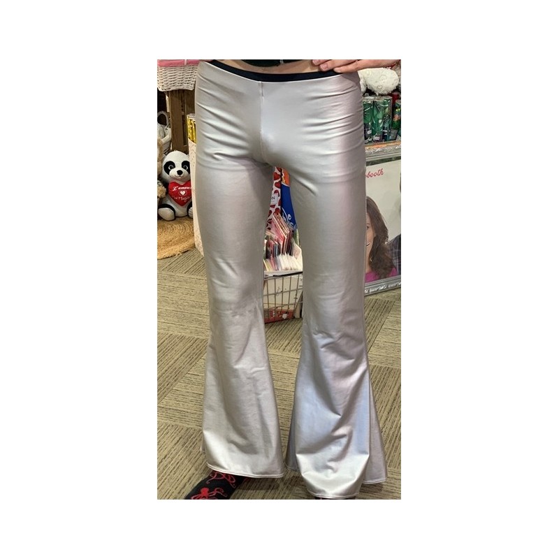 DEGUISEMENT PANTALON PATTE D'EPH GRIS ARGENT STRECH TAILLE M OU L DEGUISEMENT PANTALON PATTE D'EPH GRIS ARGENT STRECH TAILLE M OU L