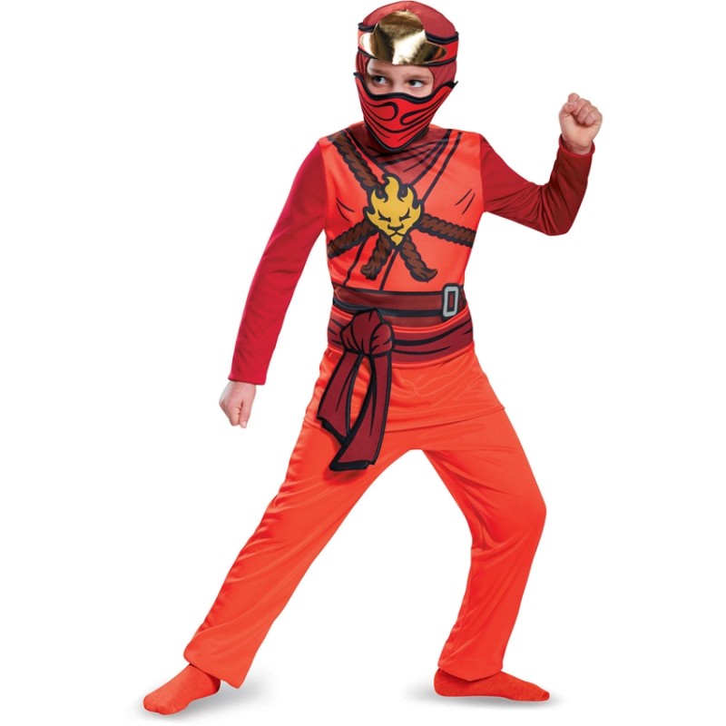 DEGUISEMENT KAI NINJAGO ROUGE  TAILLE 10/12 ANS 