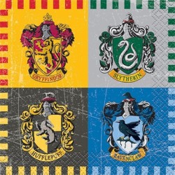 16 SERVIETTES HARRY POTTER 25 X 25 CM