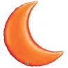 BALLON LUNE METALLIQUE QUALATEX 35" OU 89 CM ORANGE