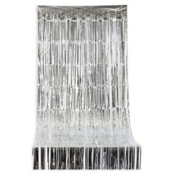 RIDEAU LAME ARGENT 1 M X 2 M