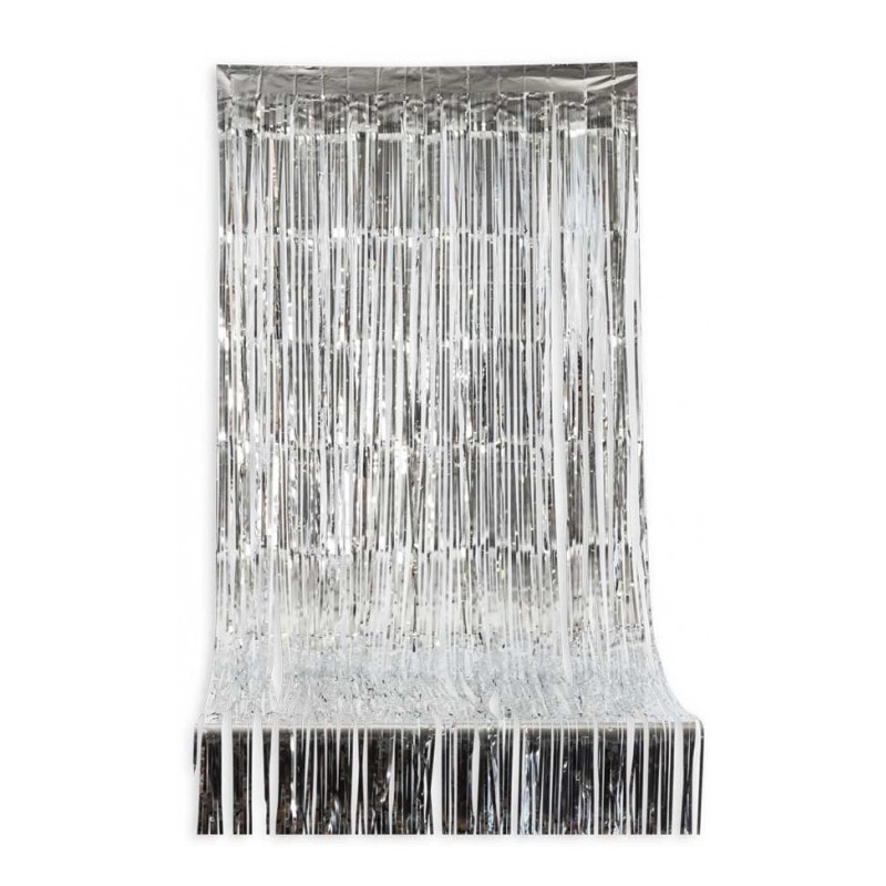 RIDEAU LAME ARGENT 1 M X 2 M  RIDEAU LAME ARGENT 1 M X 2 M