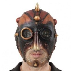 MASQUE LATEX INTEGRAL CASQUE STEAMPUNK