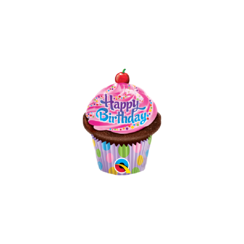 BALLON METALLIQUE MINI CUPCAKE 33 CM