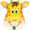 BALLON METALLIQUE TETE DE GIRAFE 33 CM