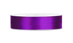 RUBAN SATIN DOUBLE FACE VIOLET 25 MM X 25 M