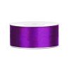 RUBAN SATIN DOUBLE FACE VIOLET 25 MM X 25 M