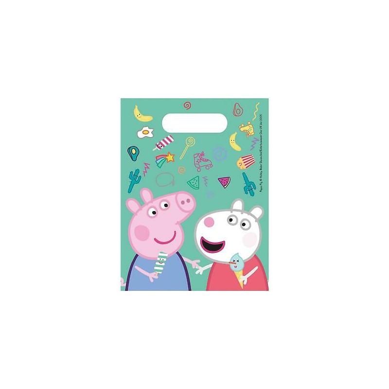 6 SACHETS CADEAUX PEPPA PIG 