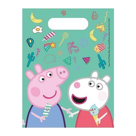 6 SACHETS CADEAUX PEPPA PIG 