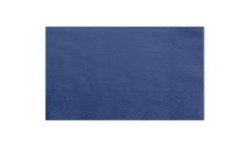 20 SERVIETTES CARRE BLEU 33 X 33 CM 
