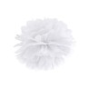 POMPOM BLANC EN PAPIER DE SOIE 35 CM