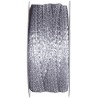 RUBAN TISSU METAL LAITONNE ARGENT  6 MM x 25 M RUBAN TISSU METAL LAITONNE ARGENT  6 MM x 25 M