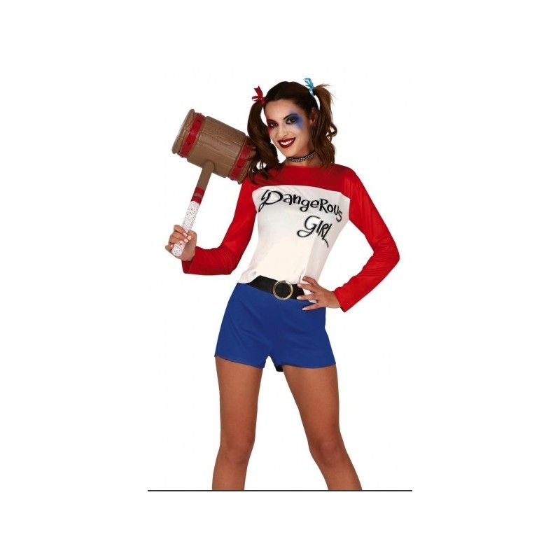 DEGUISEMENT CRAZY HARLEQUIN FEMME TAILLE L DEGUISEMENT CRAZY HARLEQUIN FEMME TAILLE L