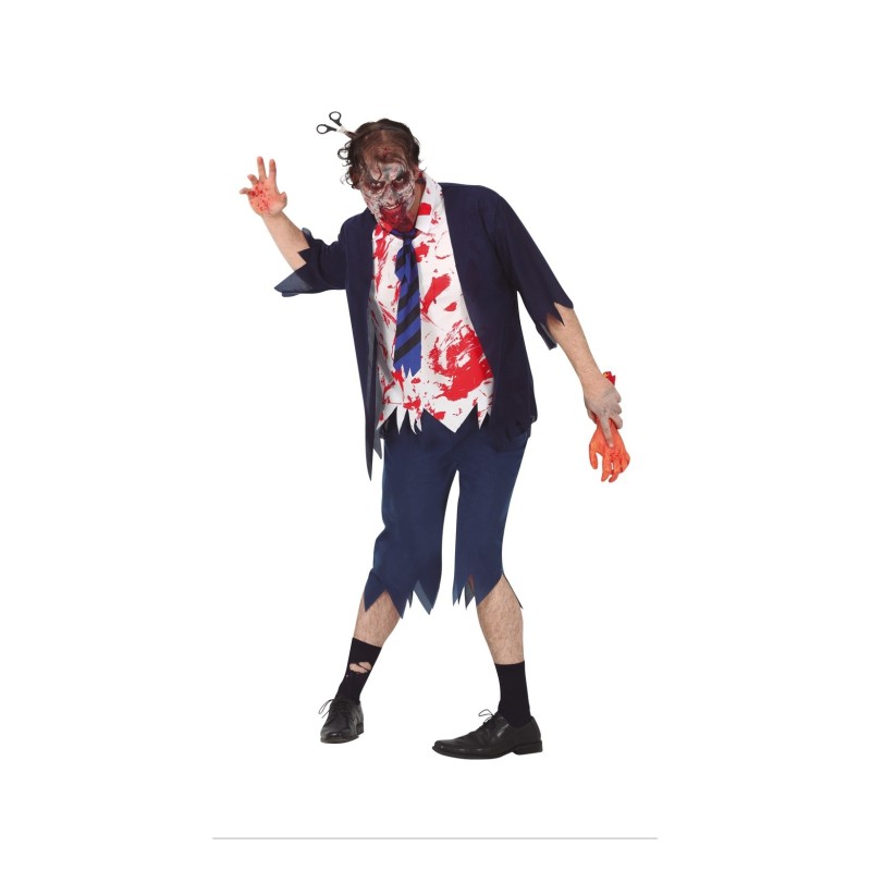 DEGUISEMENT ETUDIANT ZOMBIE TAILLE M  DEGUISEMENT ETUDIANT ZOMBIE TAILLE M