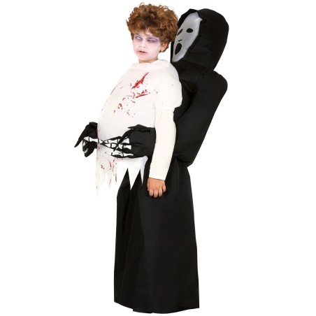 DEGUISEMENT HALLOWEEN ENFANT FANTOME LA MORT GONFLABLE TAILLE 7-9 ANS 