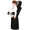 DEGUISEMENT HALLOWEEN ENFANT FANTOME LA MORT GONFLABLE TAILLE 7-9 ANS 
